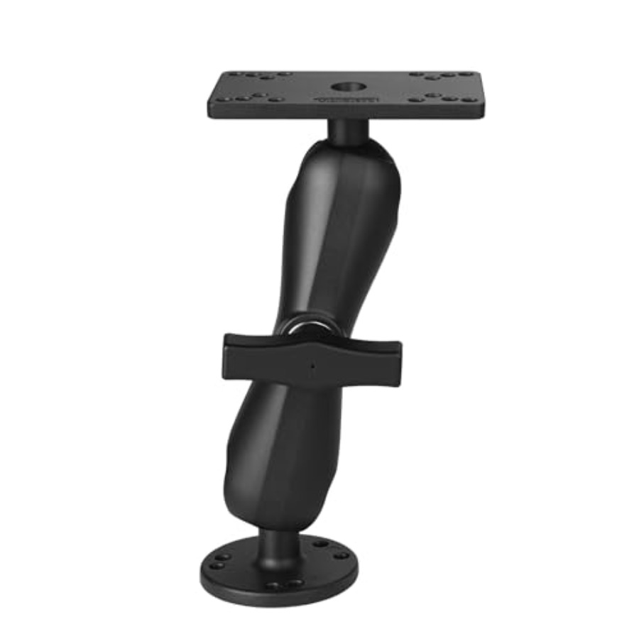 Fish Finder Mount - Kajak-/Boot-Fischfinder-Halterung: Aluminium, 1,5 Ball-Helix-Halterung 5/7, universelle