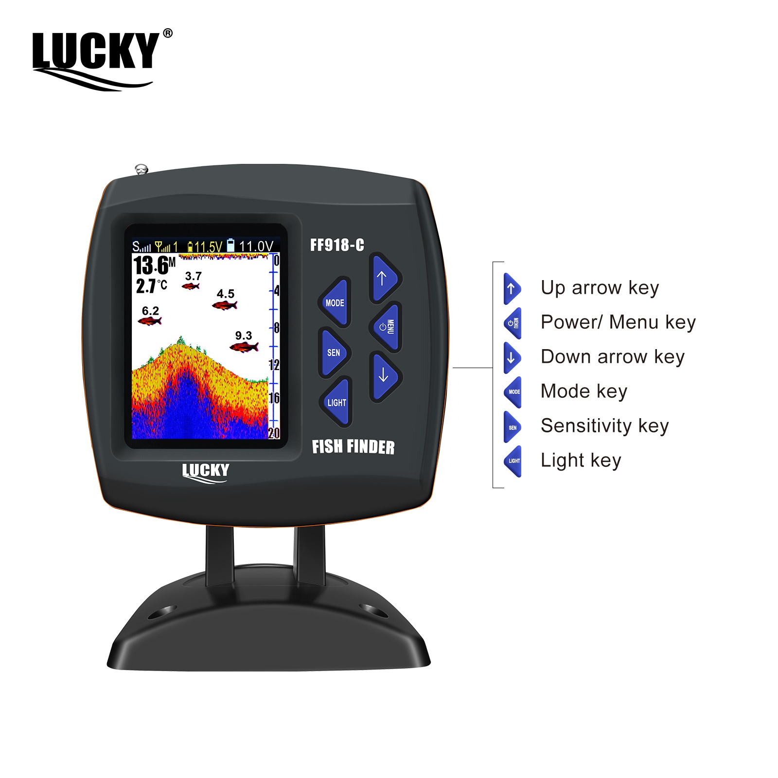 Lucky FF918 Kabelloses Fernges – Fish Finder Transducer Bewertung und Preis
